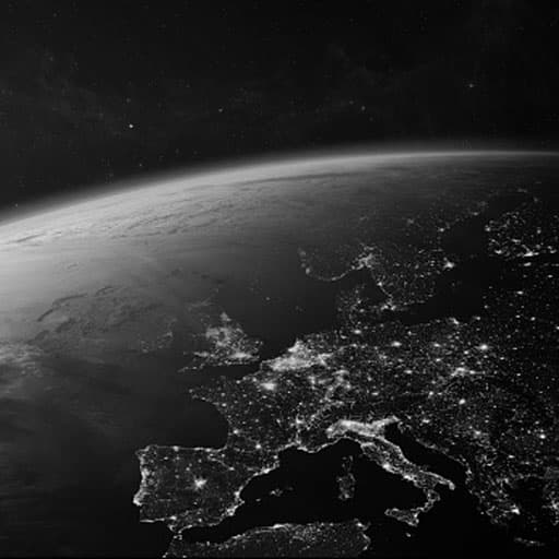 Earth at night